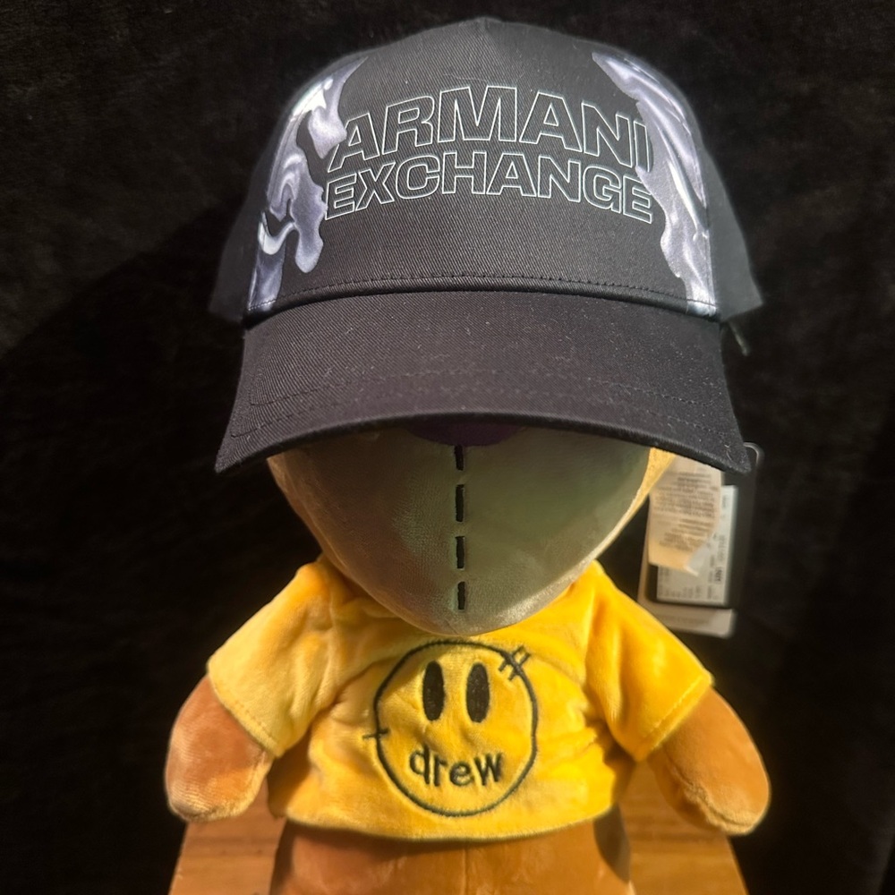 Armani Exchange Black SnapBack Hat